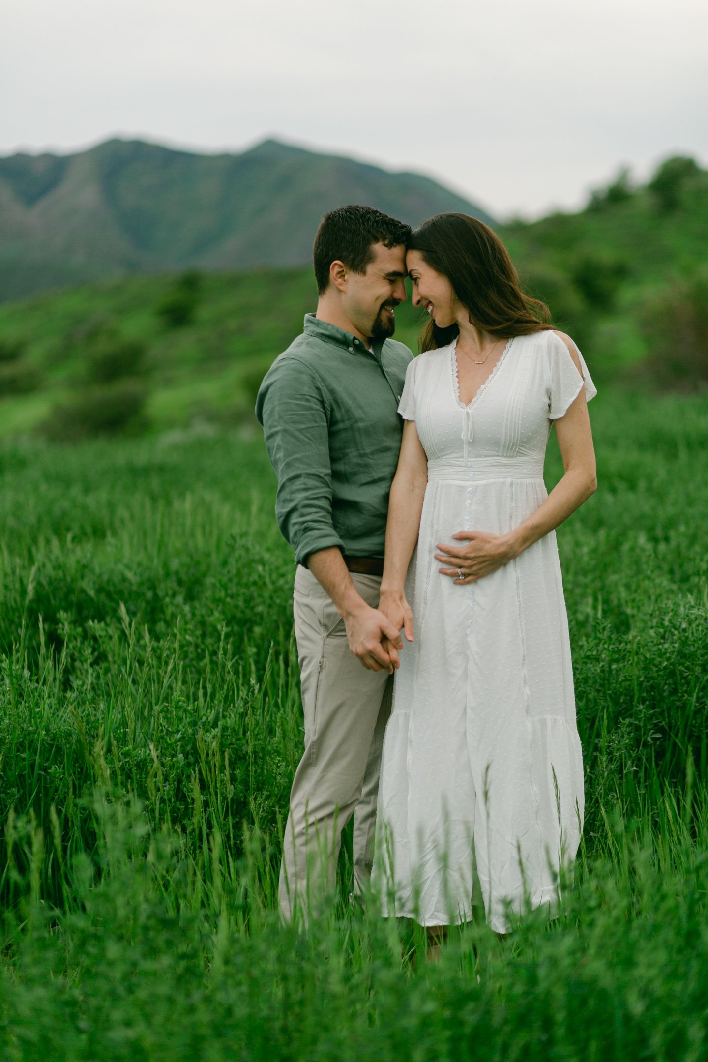 Geneva’s Wildflower Maternity Session in Park City
