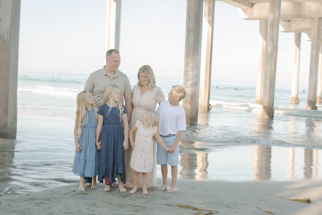 Downs Family La Jolla California Beach Session