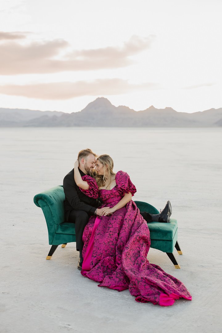Zach and Victoria’s Salt Flats Engagement Session