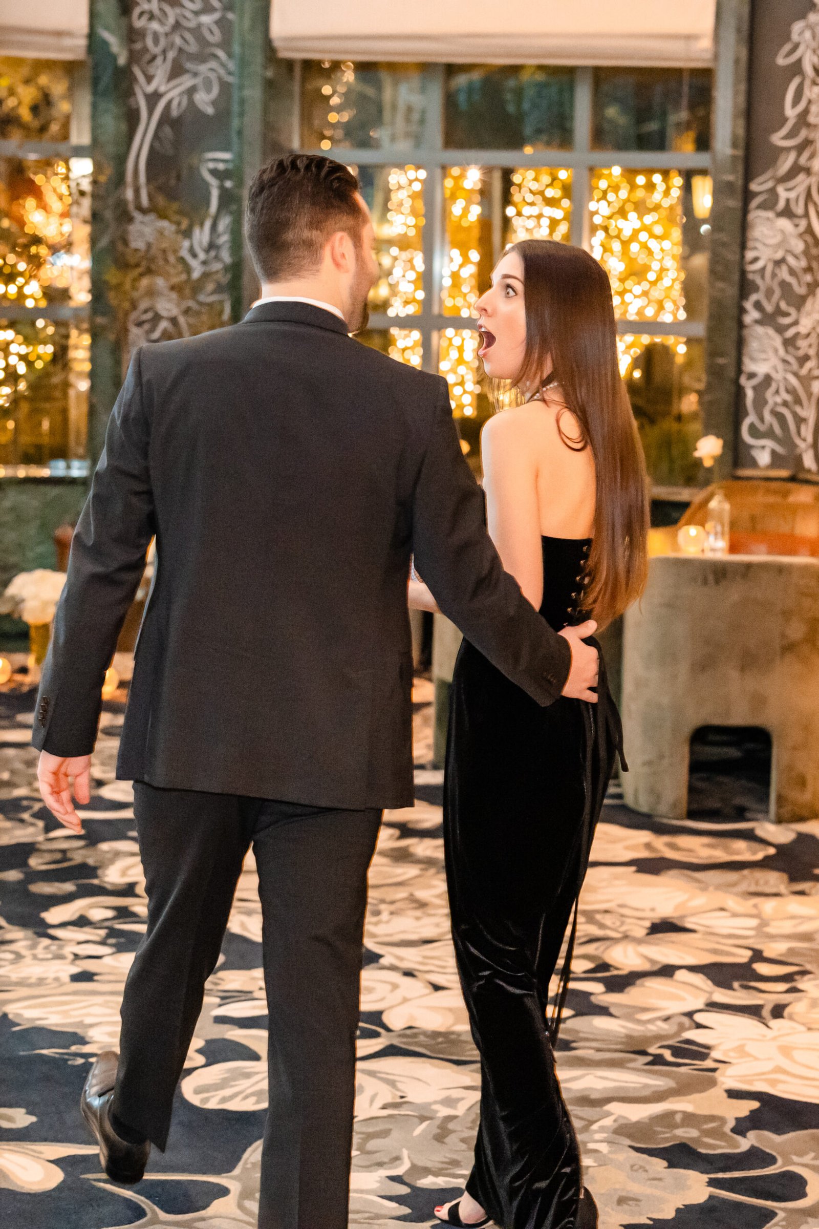 Michael and Brooke’s Surprise Proposal at the Grand America Hotel