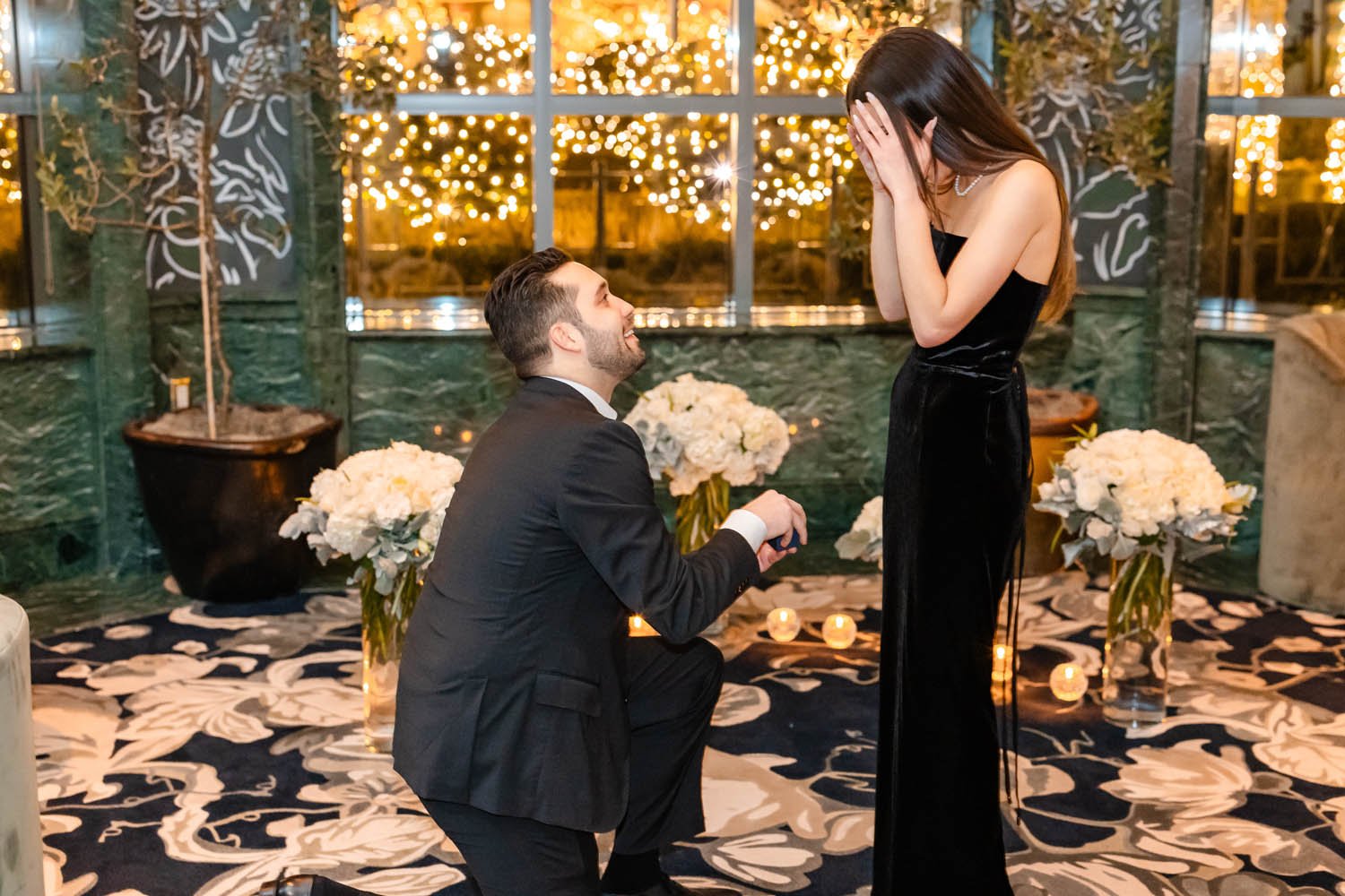 Michael and Brooke’s Surprise Proposal at the Grand America Hotel