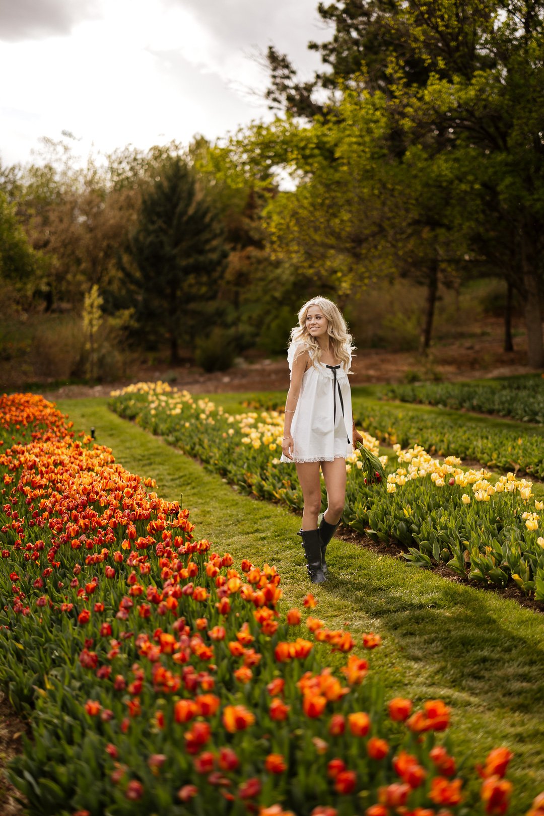 Kamryn’s Thanksgiving Point Tulip Festival Senior Session
